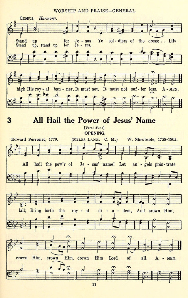 The Baptist Standard Hymnal: with responsive readings: a new book for all services page 3
