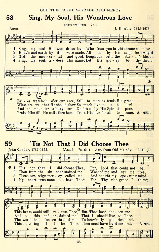 The Baptist Standard Hymnal: with responsive readings: a new book for all services page 38