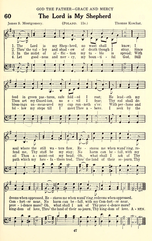 The Baptist Standard Hymnal: with responsive readings: a new book for all services page 39