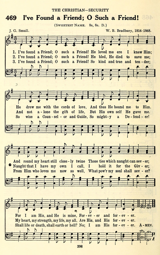 The Baptist Standard Hymnal: with responsive readings: a new book for all services page 390