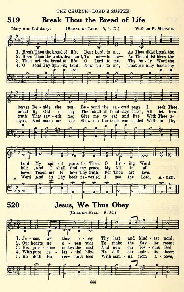 The Baptist Standard Hymnal: with responsive readings: a new book for all services page 436