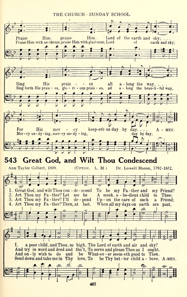 The Baptist Standard Hymnal: with responsive readings: a new book for all services page 459
