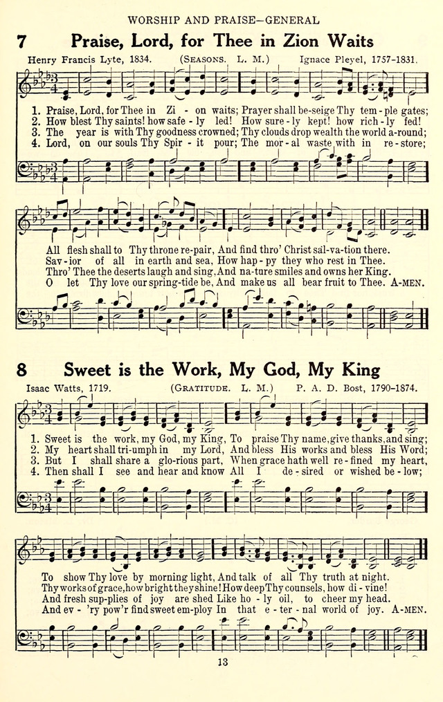 The Baptist Standard Hymnal: with responsive readings: a new book for all services page 5