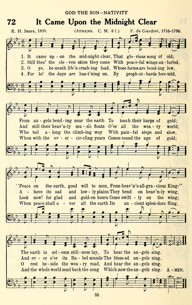 The Baptist Standard Hymnal: with responsive readings: a new book for all services page 50