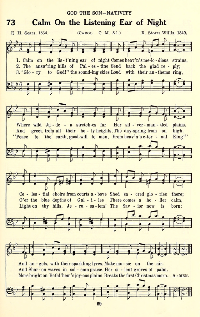 The Baptist Standard Hymnal: with responsive readings: a new book for all services page 51