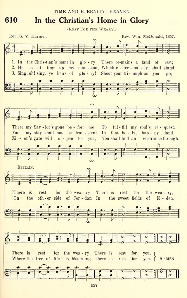 The Baptist Standard Hymnal: with responsive readings: a new book for all services page 519