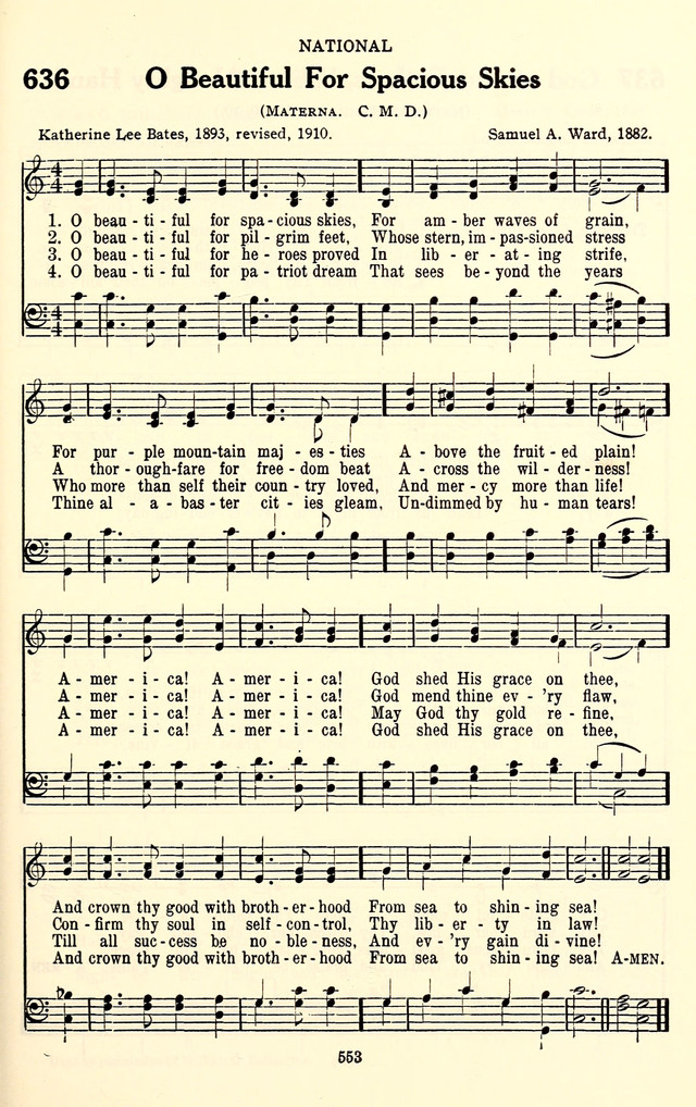 The Baptist Standard Hymnal: with responsive readings: a new book for all services page 545