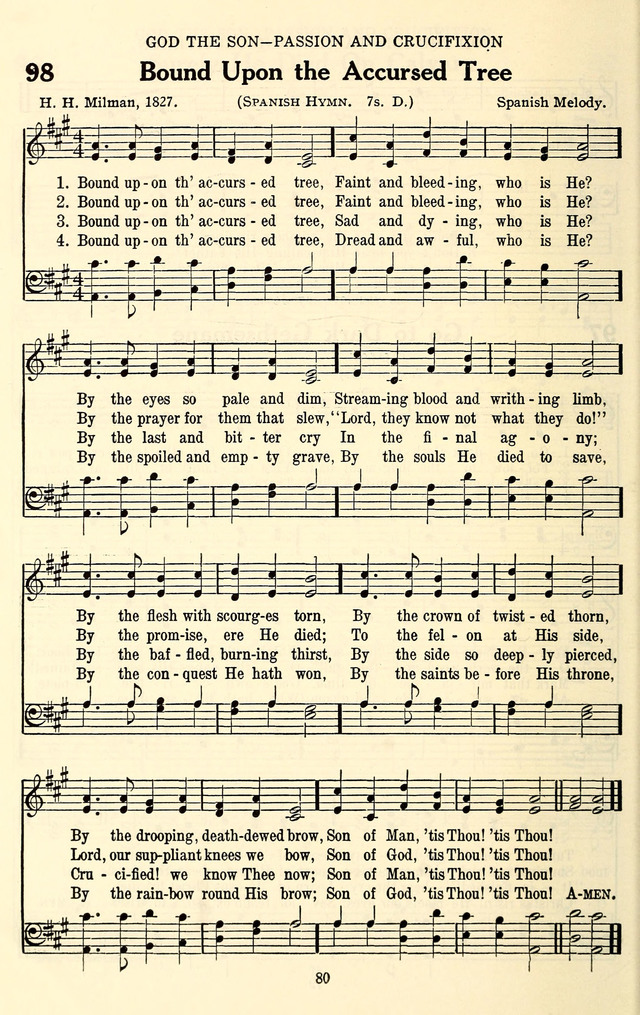 The Baptist Standard Hymnal: with responsive readings: a new book for all services page 72