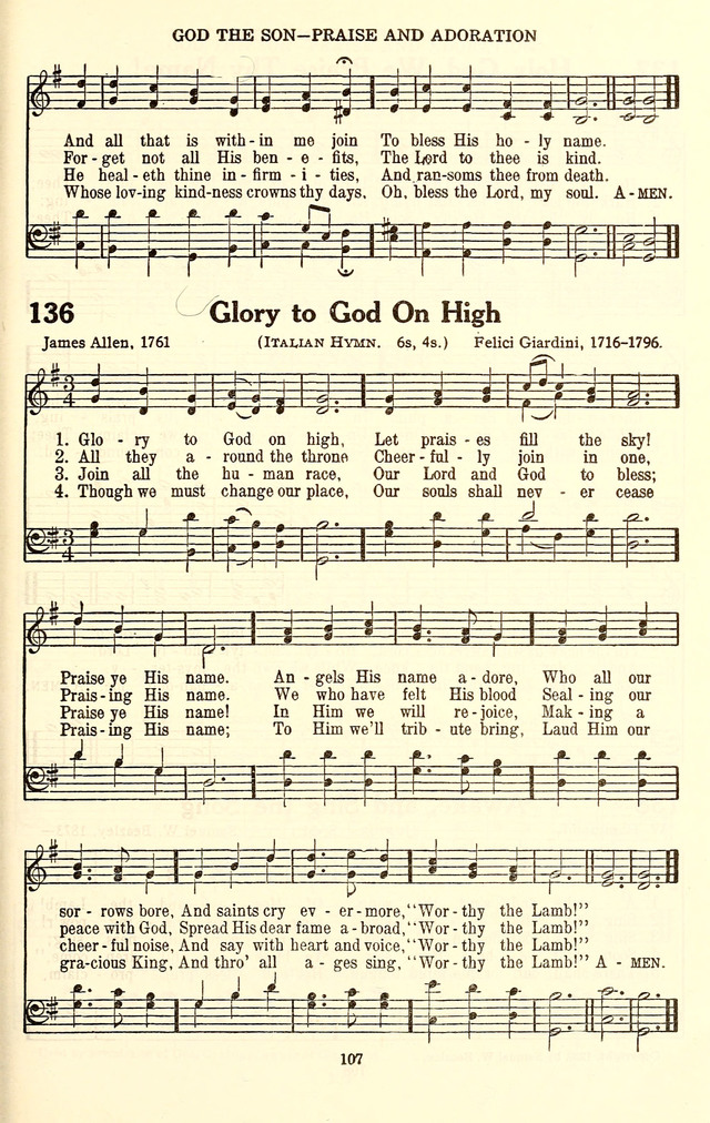 The Baptist Standard Hymnal: with responsive readings: a new book for all services page 99