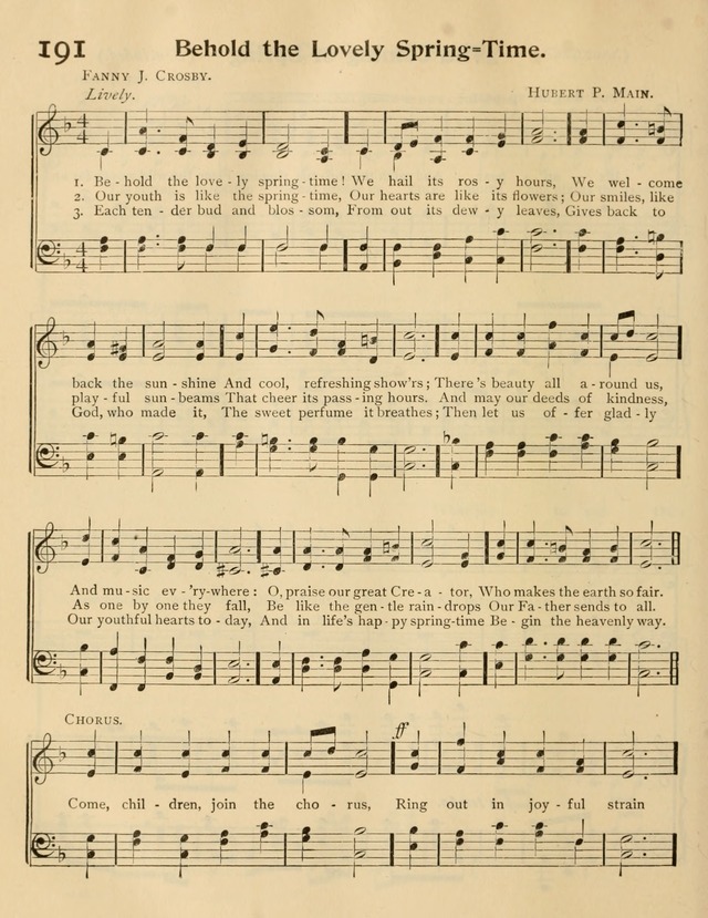 A Book of Song and Service: for Sunday school and home page 307