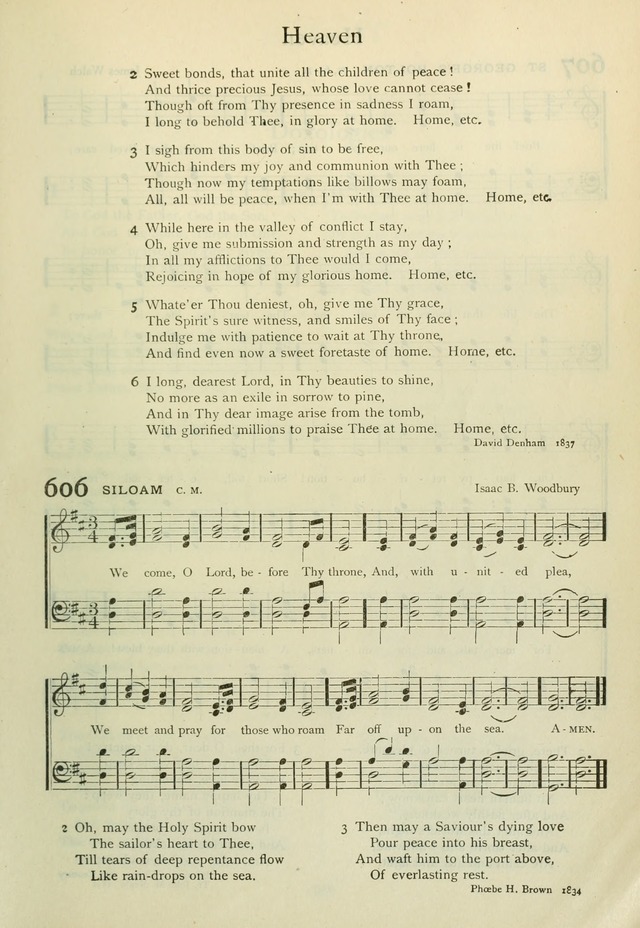 Book of Worship with Hymns and Tunes  page 745