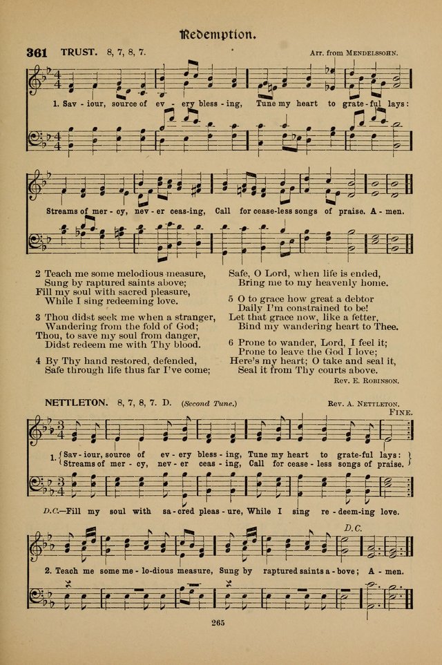 Hymnal Companion to the Prayer Book with Accompanying Tunes (Second Edition) page 266