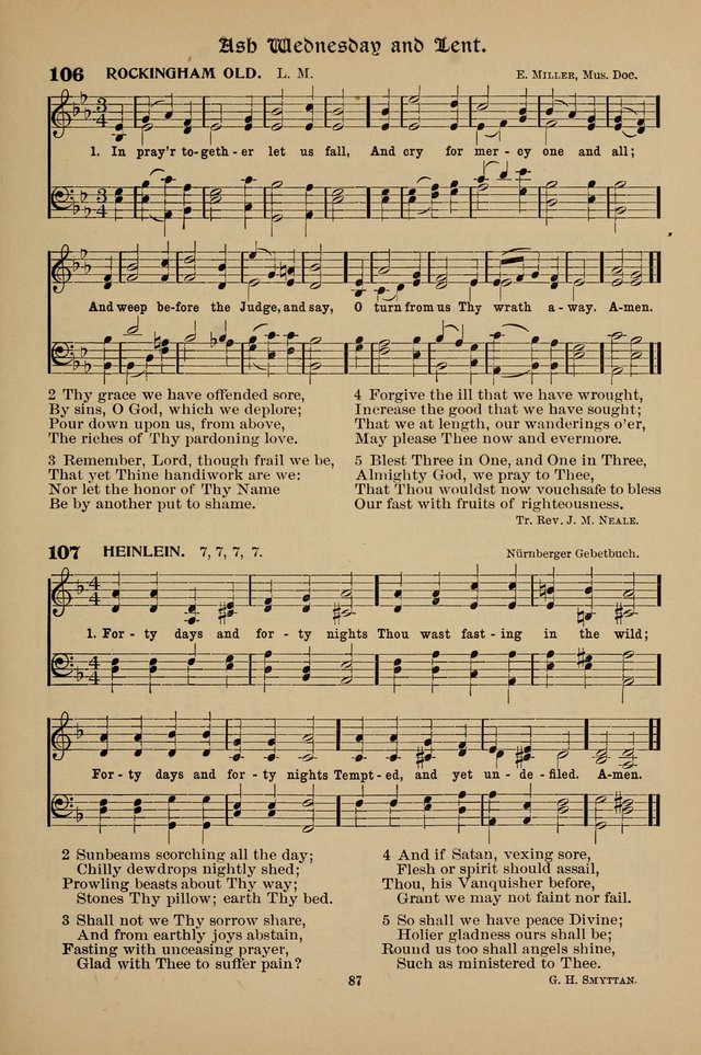 Hymnal Companion to the Prayer Book with Accompanying Tunes (Second Edition) page 88