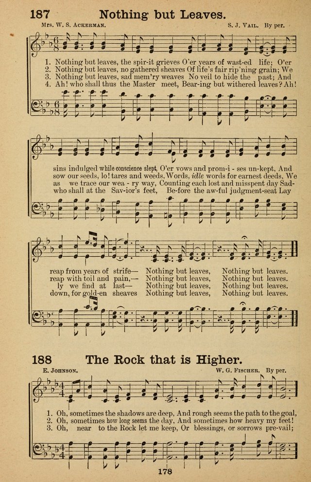 The Bow of Promise: hymns new and old for missionary and revival meetings and Sabbath-schools page 181