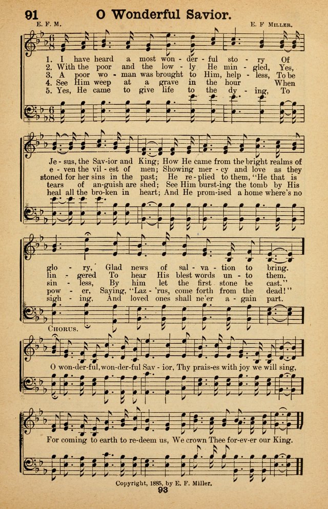 The Bow of Promise: hymns new and old for missionary and revival meetings and Sabbath-schools page 96