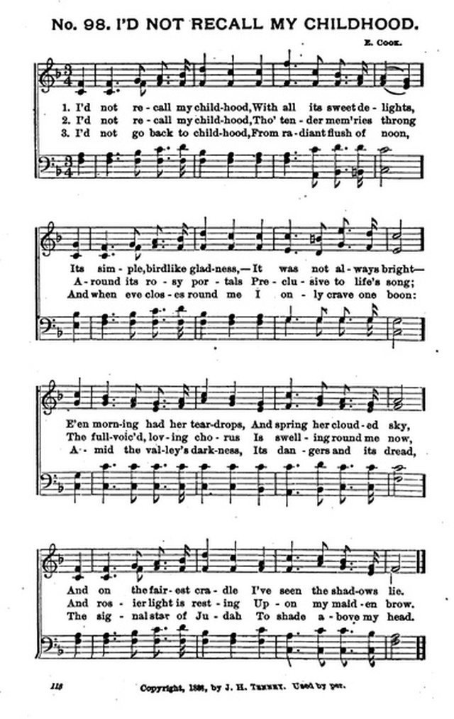 Bells of Victory: a collection of music for temperance meetings page 116