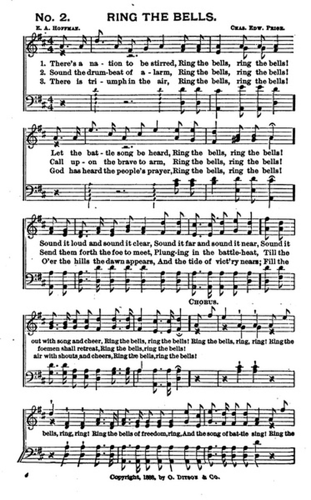 Bells of Victory: a collection of music for temperance meetings page 2