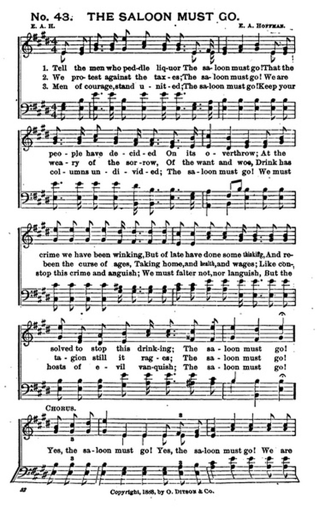 Bells of Victory: a collection of music for temperance meetings page 50