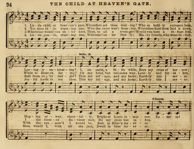 The Cherub: a collection of songs for Sabbath schools and Sabbath evenings page 102
