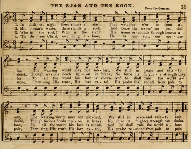 The Cherub: a collection of songs for Sabbath schools and Sabbath evenings page 11