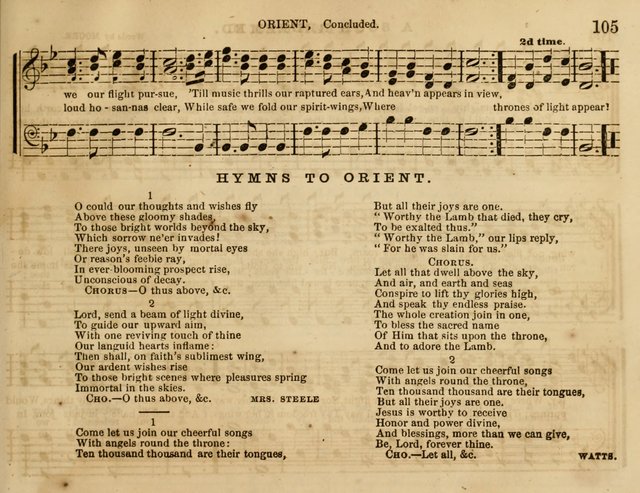 The Cherub: a collection of songs for Sabbath schools and Sabbath evenings page 113