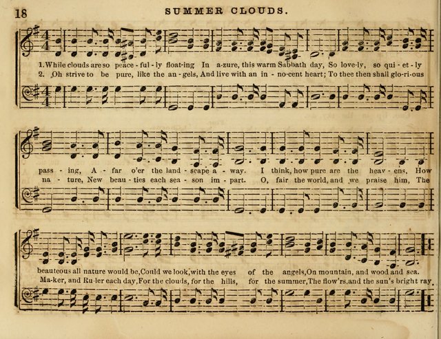 The Cherub: a collection of songs for Sabbath schools and Sabbath evenings page 20
