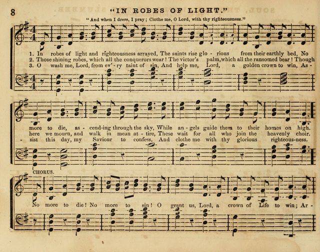 The Cherub: a collection of songs for Sabbath schools and Sabbath evenings page 8