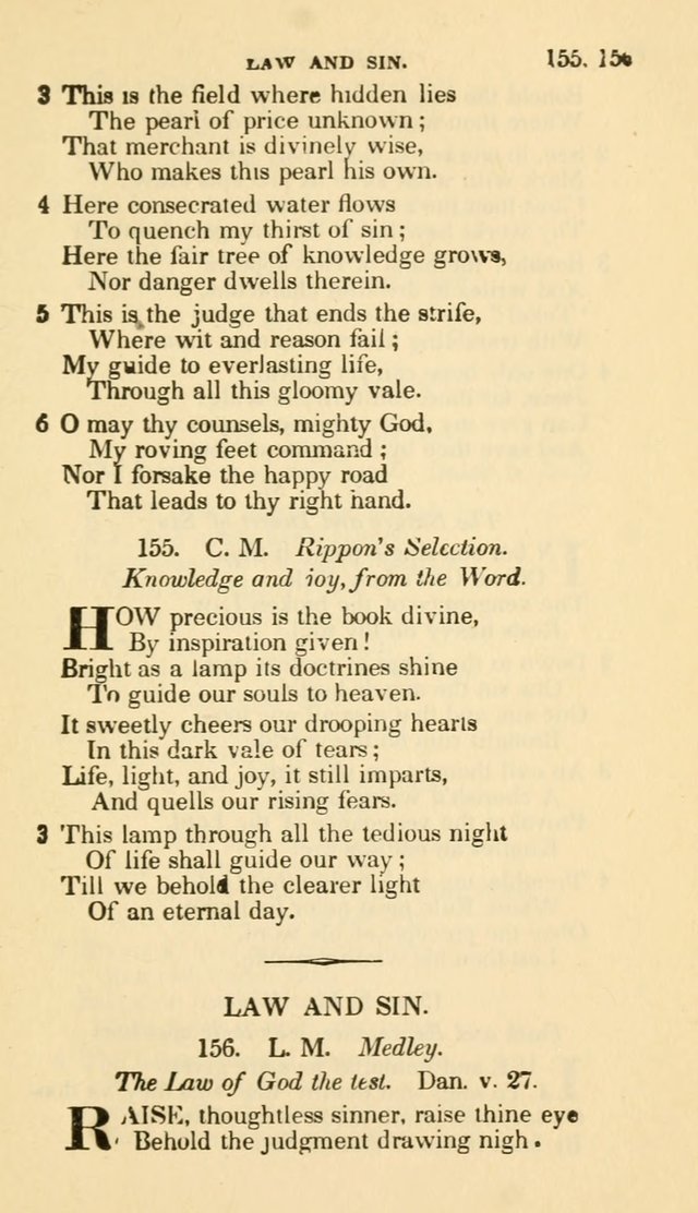The Choice: in two parts; Part I, containing Psalms and hymns, Part II, containing spiritual songs; designed for public and private worship (6th ed.) page 112