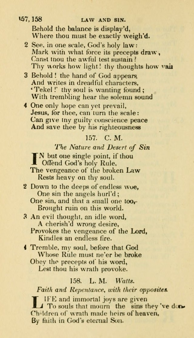 The Choice: in two parts; Part I, containing Psalms and hymns, Part II, containing spiritual songs; designed for public and private worship (6th ed.) page 113