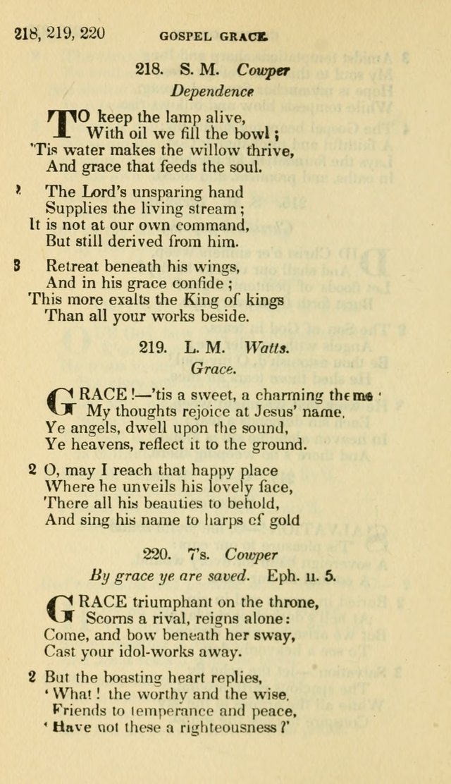 The Choice: in two parts; Part I, containing Psalms and hymns, Part II, containing spiritual songs; designed for public and private worship (6th ed.) page 145