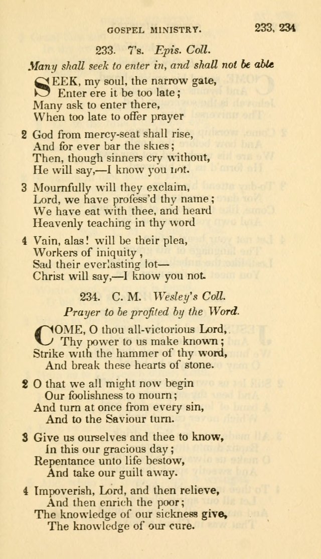 The Choice: in two parts; Part I, containing Psalms and hymns, Part II, containing spiritual songs; designed for public and private worship (6th ed.) page 152