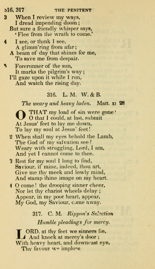 The Choice: in two parts; Part I, containing Psalms and hymns, Part II, containing spiritual songs; designed for public and private worship (6th ed.) page 193