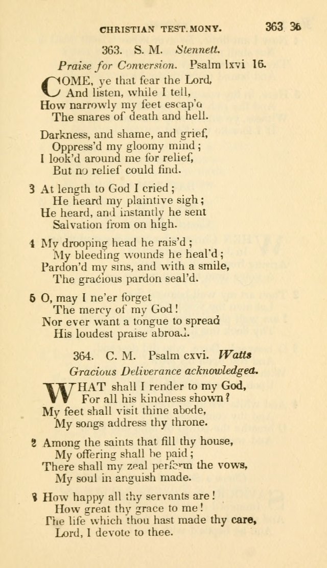 The Choice: in two parts; Part I, containing Psalms and hymns, Part II, containing spiritual songs; designed for public and private worship (6th ed.) page 218