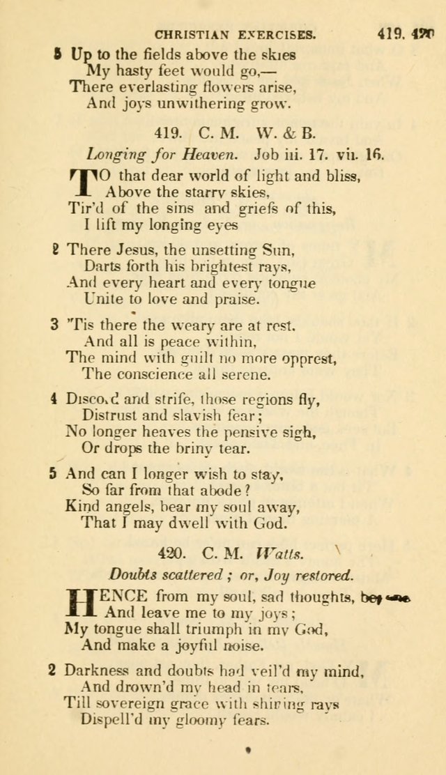 The Choice: in two parts; Part I, containing Psalms and hymns, Part II, containing spiritual songs; designed for public and private worship (6th ed.) page 248