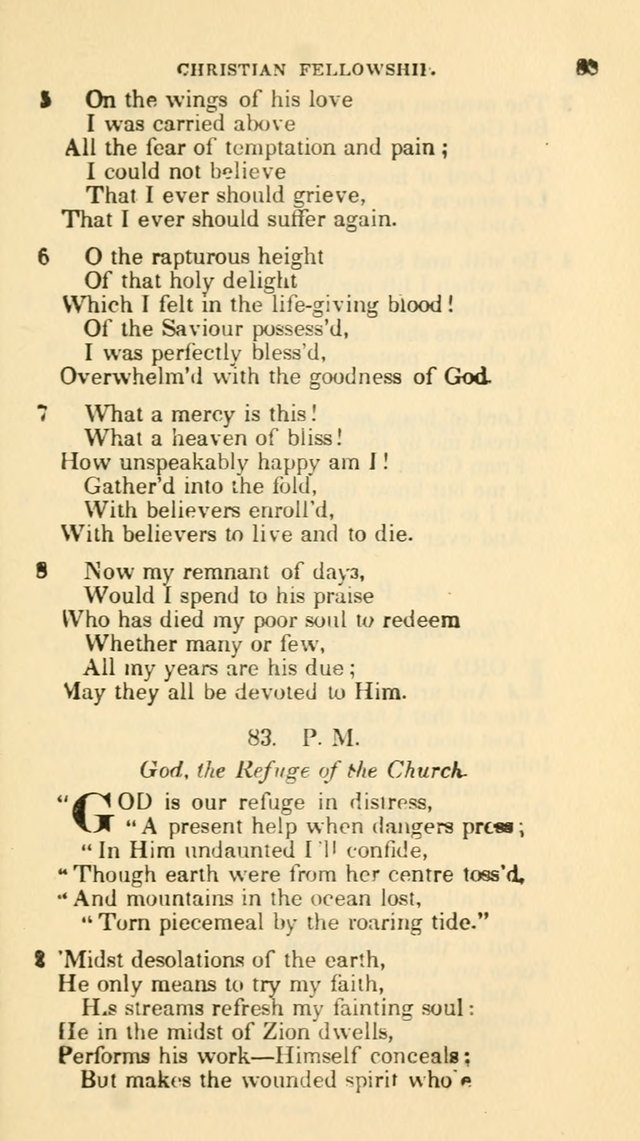 The Choice: in two parts; Part I, containing Psalms and hymns, Part II, containing spiritual songs; designed for public and private worship (6th ed.) page 390