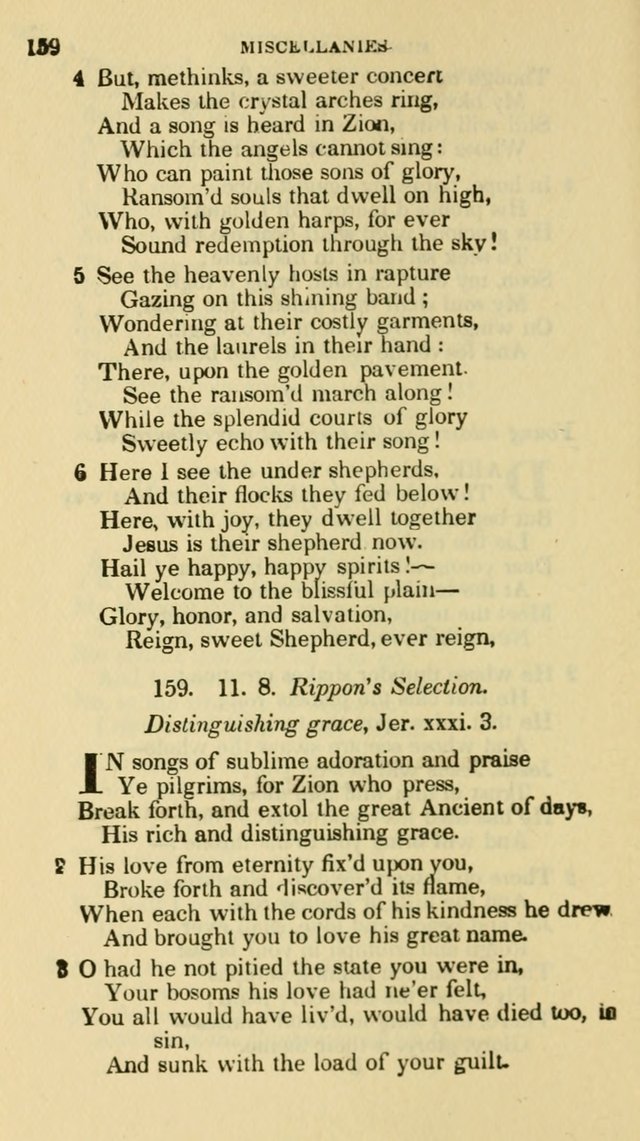 The Choice: in two parts; Part I, containing Psalms and hymns, Part II, containing spiritual songs; designed for public and private worship (6th ed.) page 463