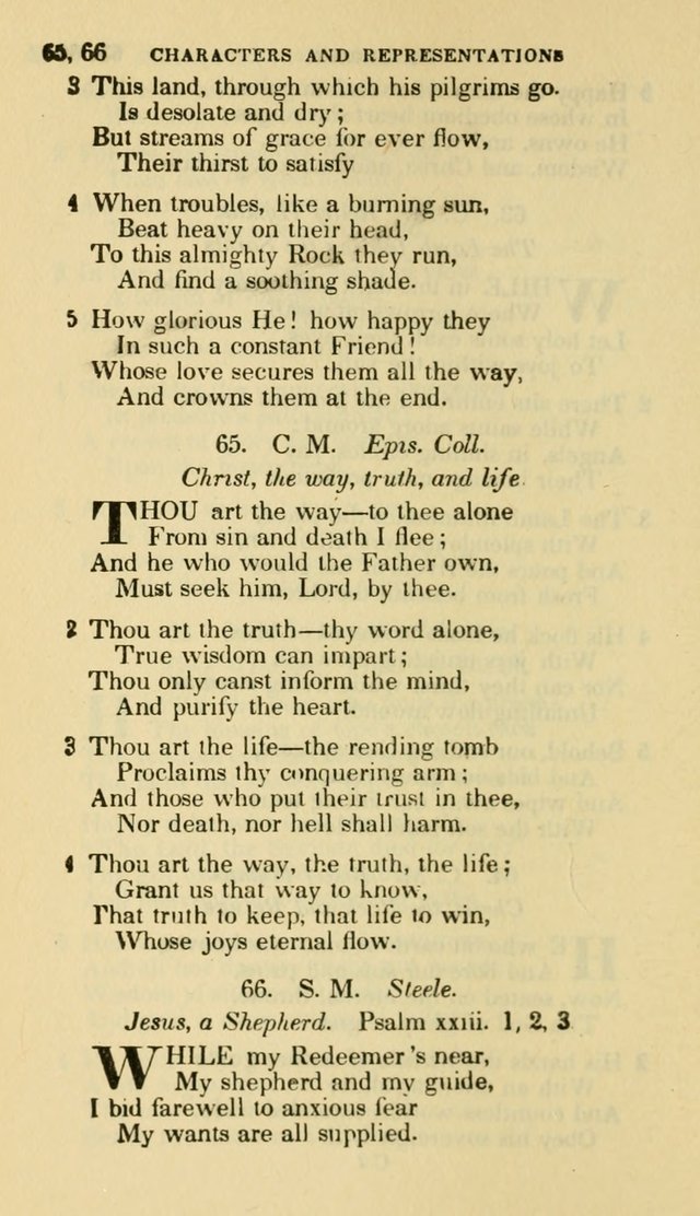 The Choice: in two parts; Part I, containing Psalms and hymns, Part II, containing spiritual songs; designed for public and private worship (6th ed.) page 63