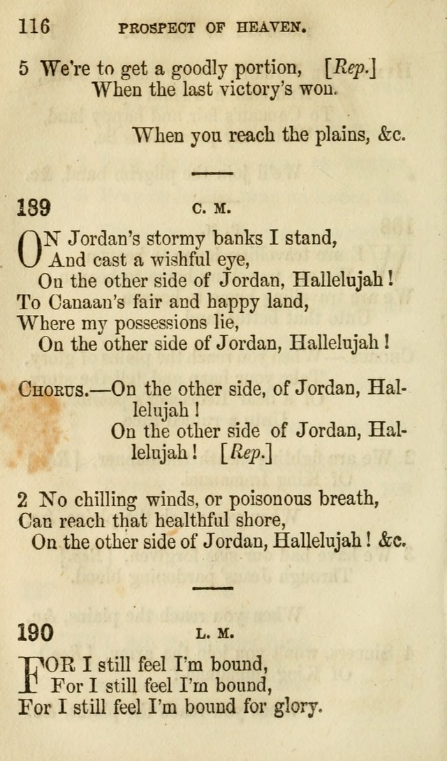 The Chorus: or, a collection of choruses and hymns, selected and original, adapted especially to the class-room, and to meetings for prayer and Christian conference (7th ed., Imp. and Enl.) page 116