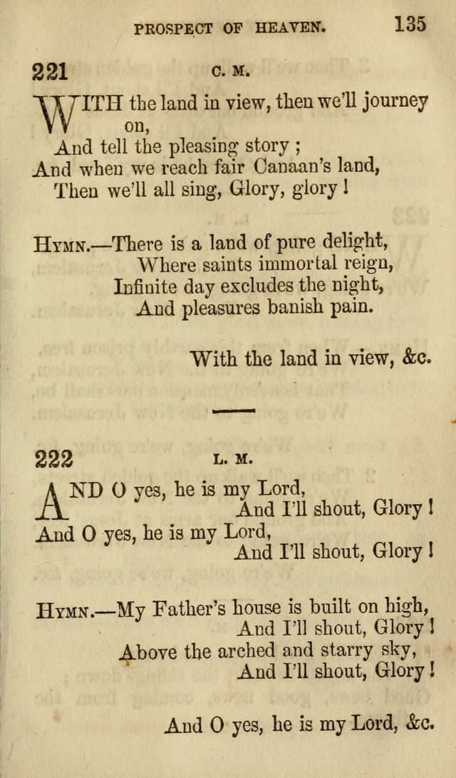 The Chorus: or, a collection of choruses and hymns, selected and original, adapted especially to the class-room, and to meetings for prayer and Christian conference (7th ed., Imp. and Enl.) page 135