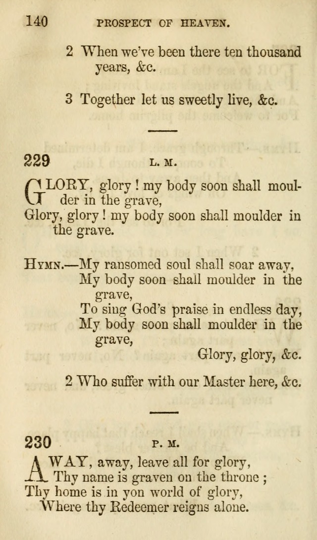 The Chorus: or, a collection of choruses and hymns, selected and original, adapted especially to the class-room, and to meetings for prayer and Christian conference (7th ed., Imp. and Enl.) page 140