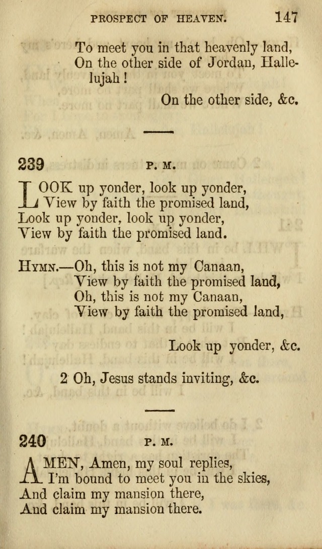 The Chorus: or, a collection of choruses and hymns, selected and original, adapted especially to the class-room, and to meetings for prayer and Christian conference (7th ed., Imp. and Enl.) page 147