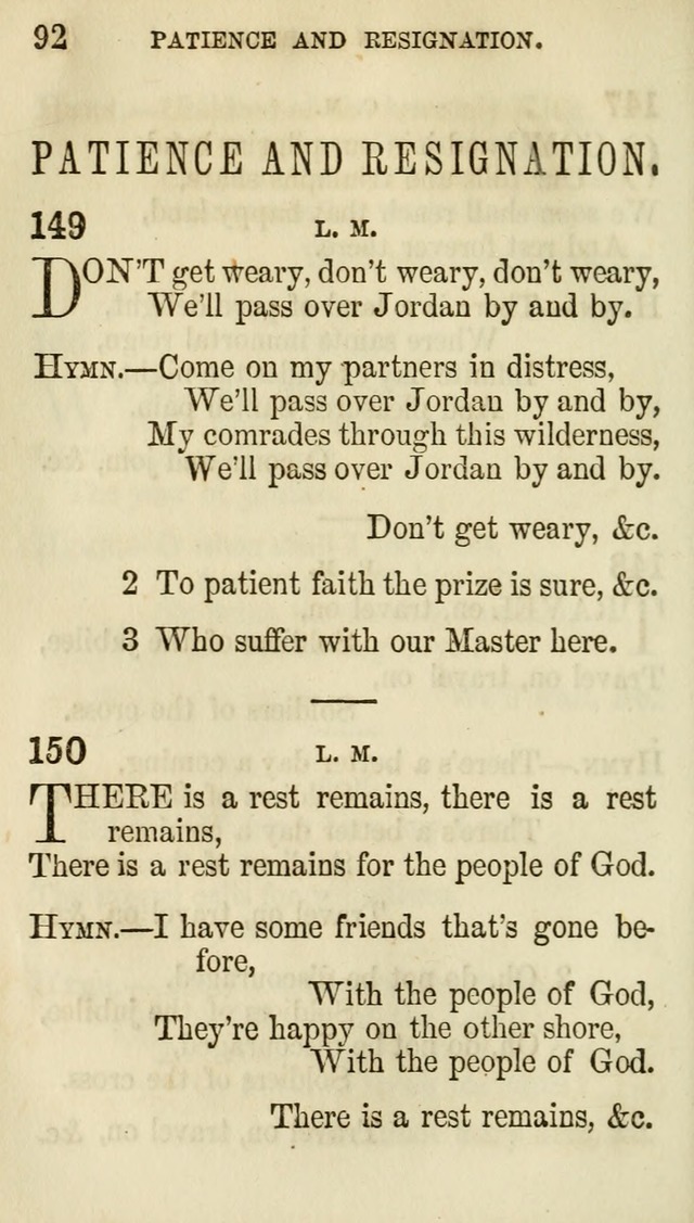 The Chorus: or, a collection of choruses and hymns, selected and original, adapted especially to the class-room, and to meetings for prayer and Christian conference (7th ed., Imp. and Enl.) page 92