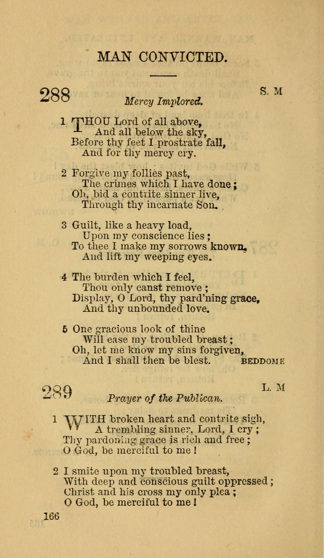 The Canadian Baptist Hymn Book page 166