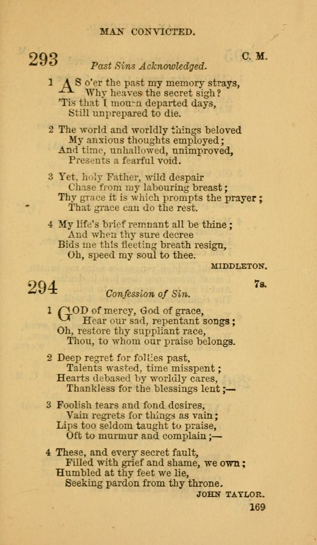 The Canadian Baptist Hymn Book page 169
