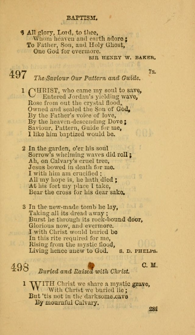 The Canadian Baptist Hymn Book page 289