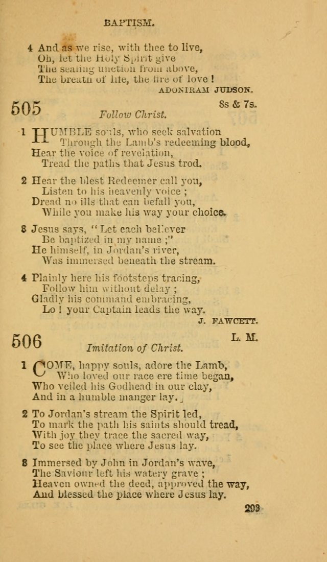 The Canadian Baptist Hymn Book page 293