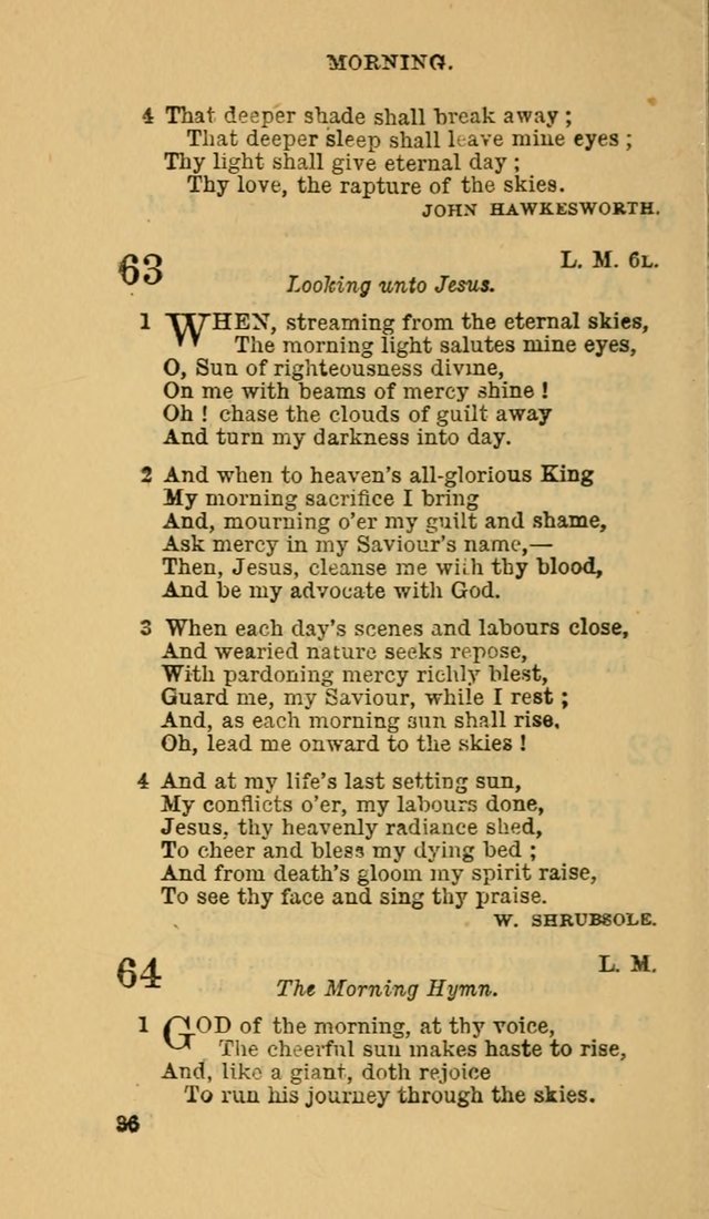 The Canadian Baptist Hymn Book page 36