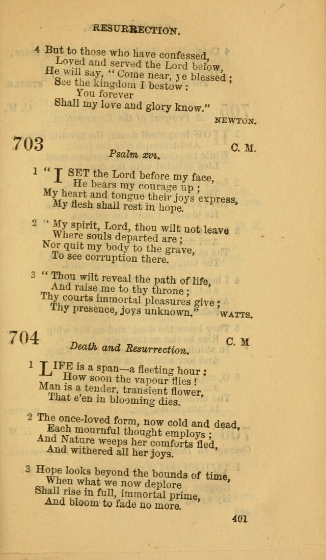 The Canadian Baptist Hymn Book page 401