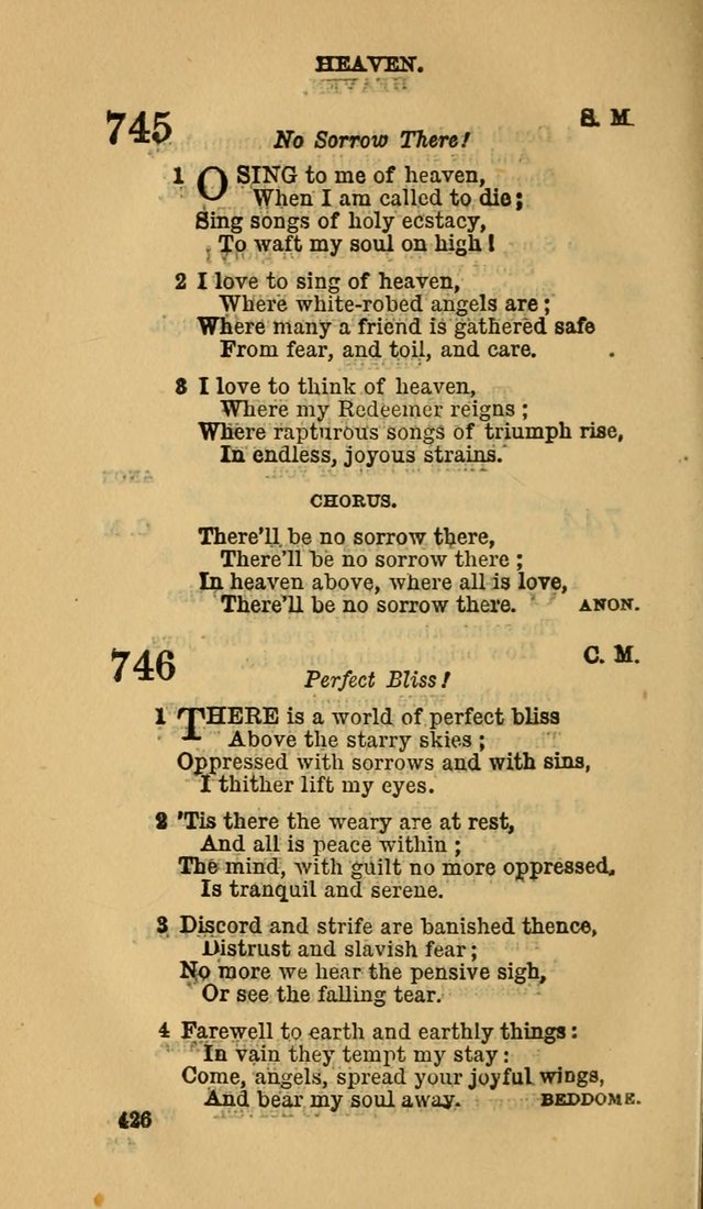 The Canadian Baptist Hymn Book page 426