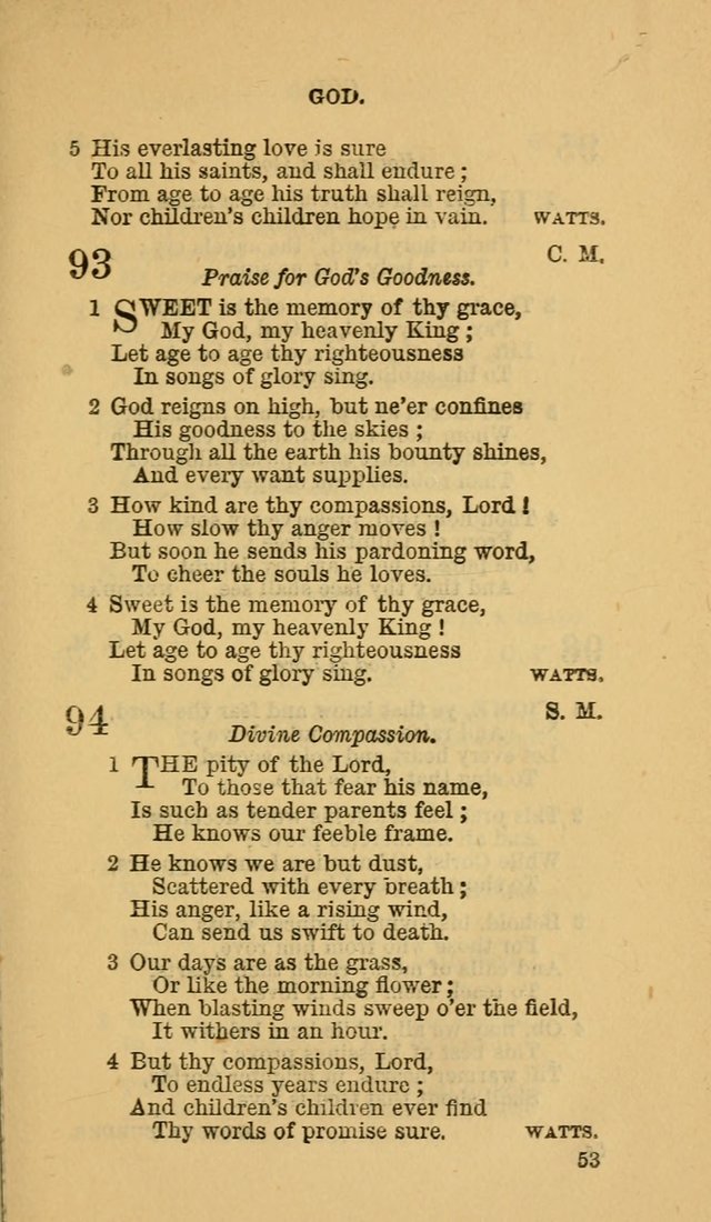 The Canadian Baptist Hymn Book page 53